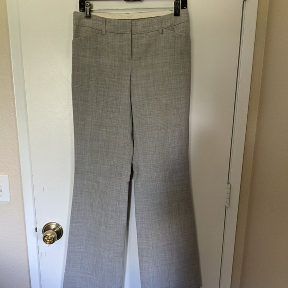 Express Editor Light Gray Slacks Size 2 LONG - Picture 2 of 8